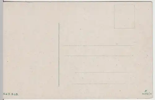 (16134) Künstler AK Berlin, Unter den Linden, Neue Bibliothek, v. 1945