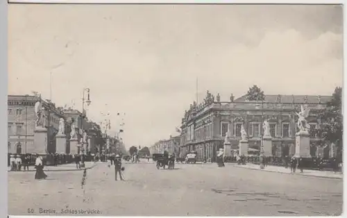 (16128) AK Berlin, Schlossbrücke 1907