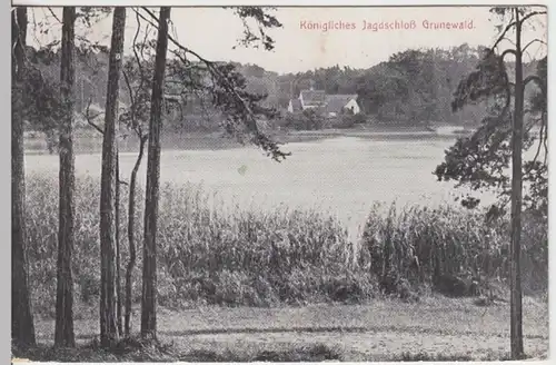 (16119) AK Berlin, Jagdschloss Grunewald, Feldpost 1918