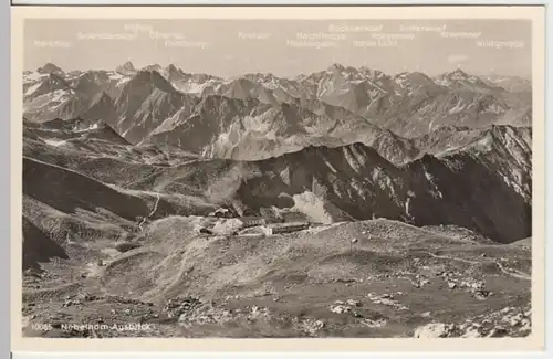 (16081) Foto AK Nebelhorn, Ausblick, vor 1945
