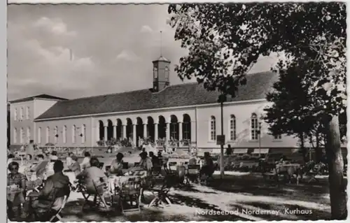 (16059) Foto AK Norderney, Kurhaus 1963