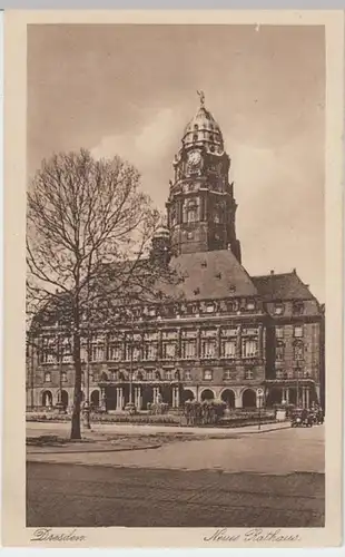 (16046) AK Dresden, Neues Rathaus 1932