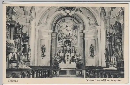 (16028) AK Moson, Mosonmagyarovar, Kath. Kirche, Inneres, vor 1945