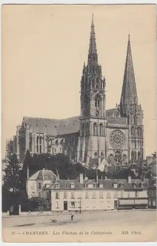 (16023) AK Chartres, Kathedrale 1914