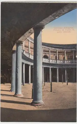 (15988) AK Granada, Spanien, Alhambra, Innenhof, vor 1945