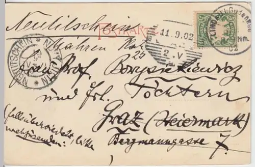 (15904) AK Lindau, Bodensee, Panorama 1902
