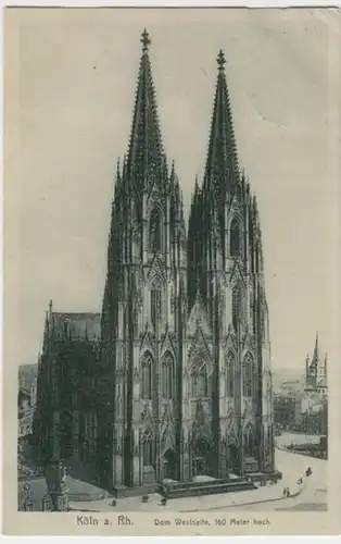 (15830) AK Köln, Dom 1912