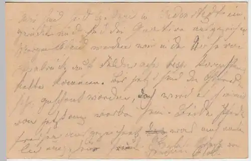 (15817) Ganzsache, um 1890 Halber Groschen