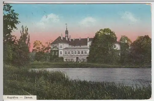 (15819) AK Kopidlno, Schloss, vor 1945