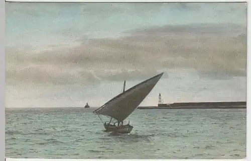 (15815) AK Segelboot, vor 1945