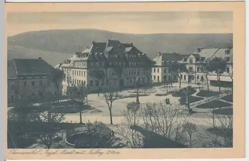 (15805) AK Oberwiesenthal, Markt mit Keilberg 1932