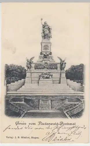 (15774) AK Rüdesheim am Rhein, Nationaldenkmal 1905