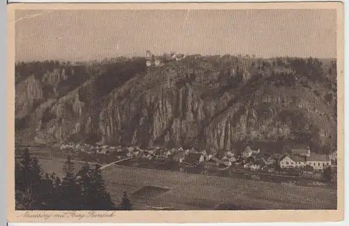 (15770) AK Neuessing, Panorama, Burg Randeck, vor 1945