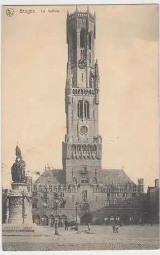 (15760) AK Bruges, Brügge, Belgien, Belfried 1907