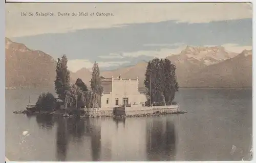 (15754) AK Clarens, Genfersee, Salagnon Insel, vor 1945