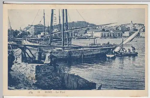 (15747) AK Bone, Annaba, Algerien, Hafen 1929