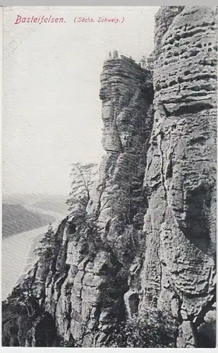 (15744) AK Bastei, Sächs. Schweiz, vor 1945