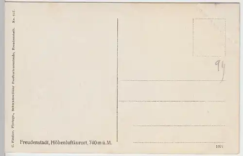 (15737) AK Freudenstadt, Panorama, vor 1945