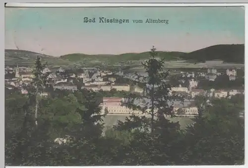 (15729) AK Bad Kissingen, Panorama 1908