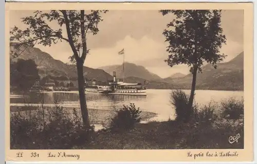 (15710) AK Annecy, Raddampfer auf dem See 1937