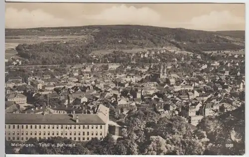 (15694) Foto AK Meiningen, Thür., Panorama 1927