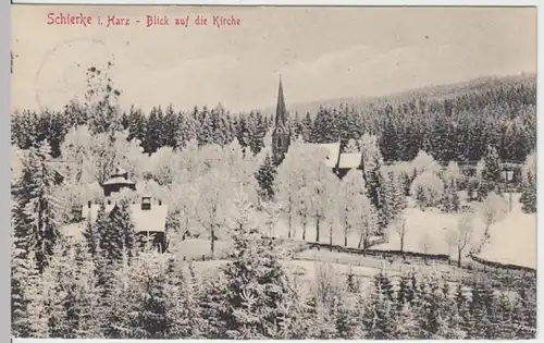 (15686) AK Schierke, Kirche 1911