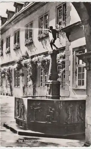 (15676) Foto AK Koblenz, Schängelbrunnen 1961