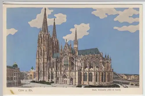 (15666) AK Köln, Dom, vor 1945