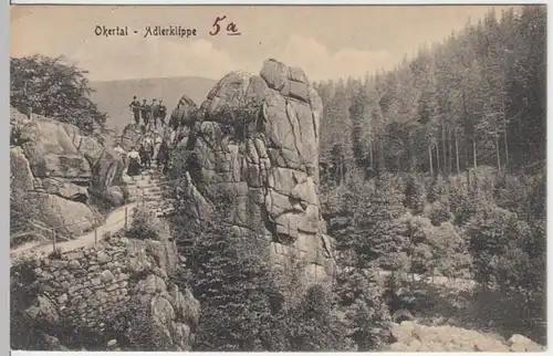 (15623) AK Okertal, Harz, Adlerklippe 1925