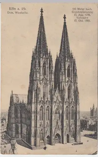 (15580) AK Köln, Dom 1914