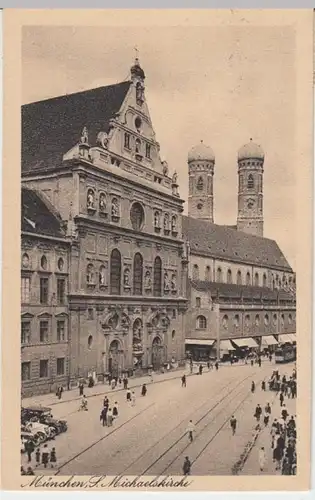 (15525) AK München, St. Michaelskirche, Frauenkirche 1925
