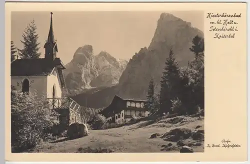 (15499) Foto AK Hinterbärenbad, Totenkirchl 1942