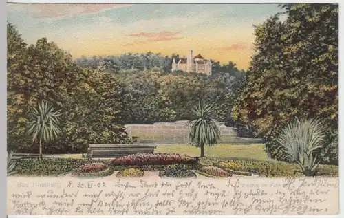 (15442) AK Bad Homburg vor der Höhe, Park 1902