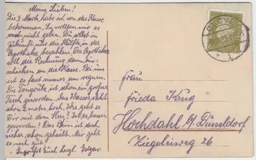 (15400) AK Kleve, N.-W., Schwanenturm, Lohengrindenkmal 1932