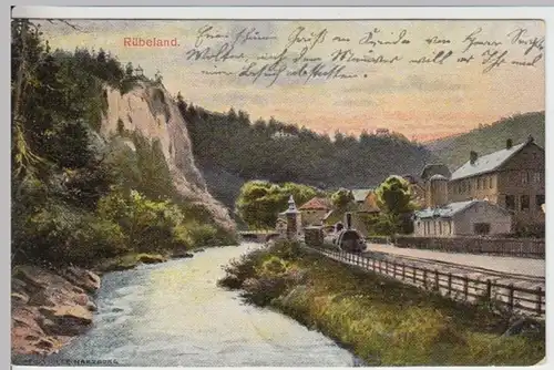 (15362) AK Rübeland, Ortsansicht 1906