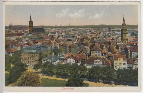 (15356) AK Hannover, Panorama, vor 1945