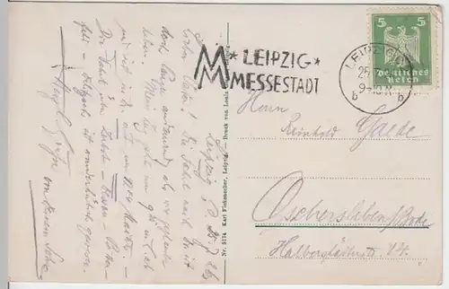 (15186) AK Leipzig, Reichsgericht 1926