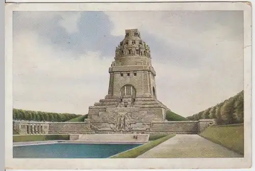 (15180) Künstler AK Leipzig, Völkerschlachtdenkmal, vor 1945