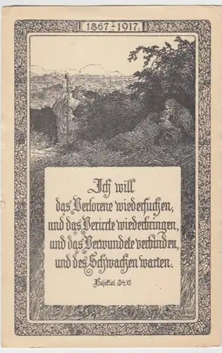 (15153) AK Jubiläumspostkarte Anstalt Bethel, Gadderbaum 1917