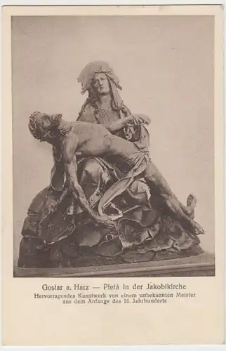 (15099) AK Goslar, Jakobikirche, Pieta, vor 1945