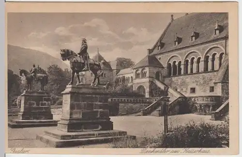 (15094) AK Goslar, Denkmale am Kaiserhaus, bis 1926