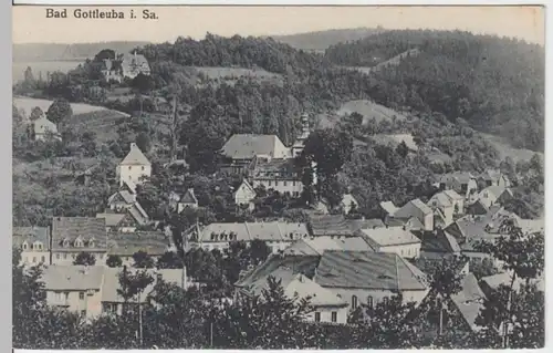 (14945) AK Bad Gottleuba, Panorama, vor 1945