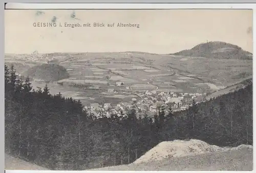 (14944) AK Geising, Erzgeb., Panorama, vor 1945