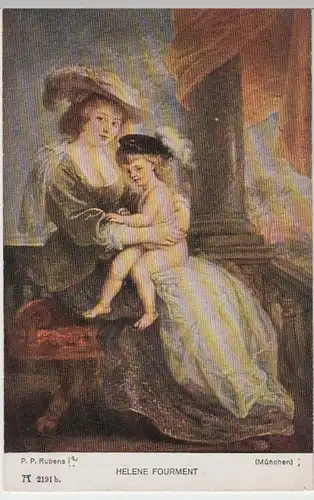 (14912) Künstler AK P. P. Rubens, Helene Fourment 1921