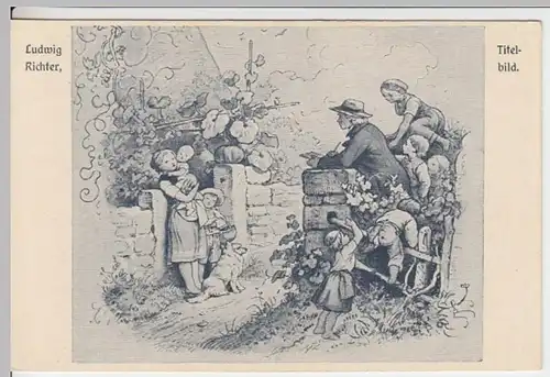 (14873) Künstler AK Ludwig Richter, Titelbild, vor 1945