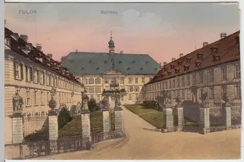(14872) AK Fulda, Schloss, vor 1945