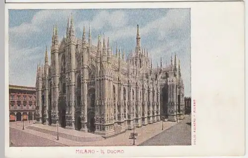 (14836) AK Milano, Mailand, Dom, bis 1905