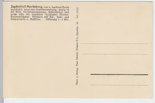 (14817) AK Moritzburg, Sachsen, Jagdschloss