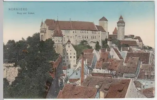 (14760) AK Nürnberg, Burg, um 1908