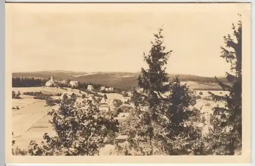 (14638) Foto AK Finsterbergen, Panorama 1953